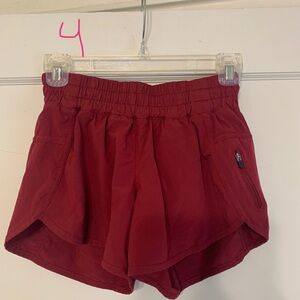 Women's lululemon Track That Red Shorts